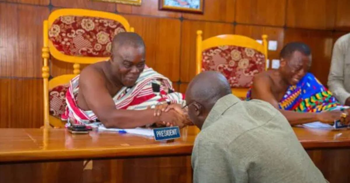 We doubted the Agenda 111 but you've proven us wrong - Dormaahene to Dr. Bawumia