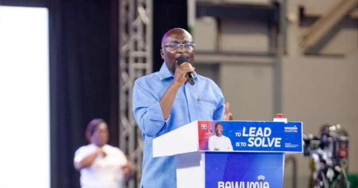 Reject Mahama, he lacks understanding of digitalization - Bawumia to the youth