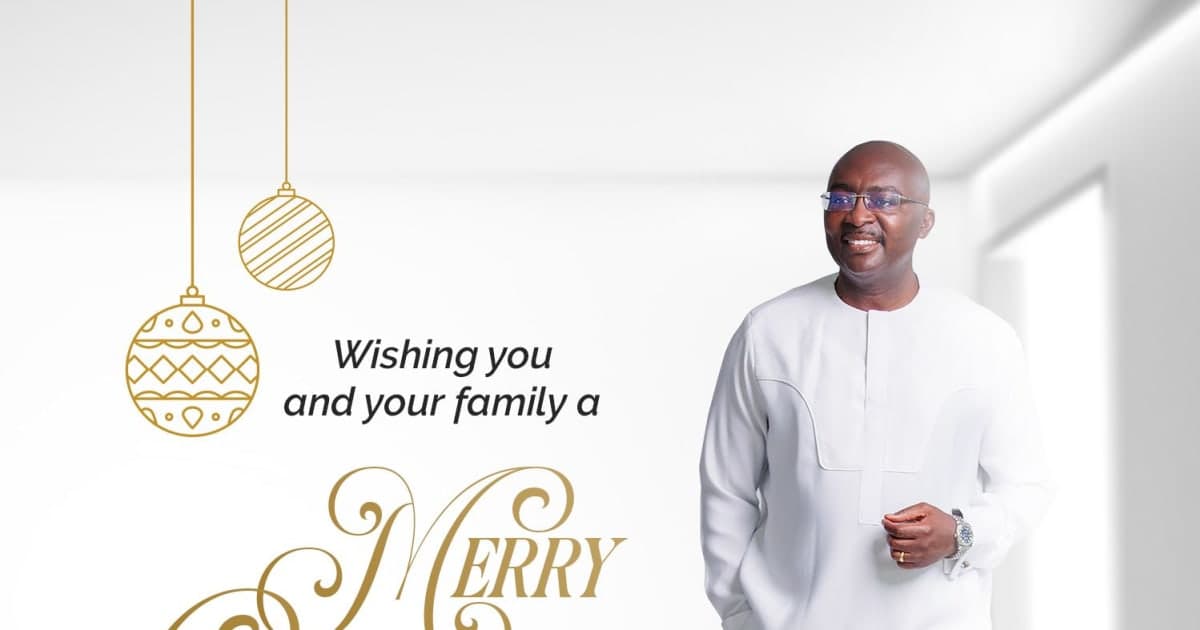 Dr. Bawumia shares Christmas message with nation.