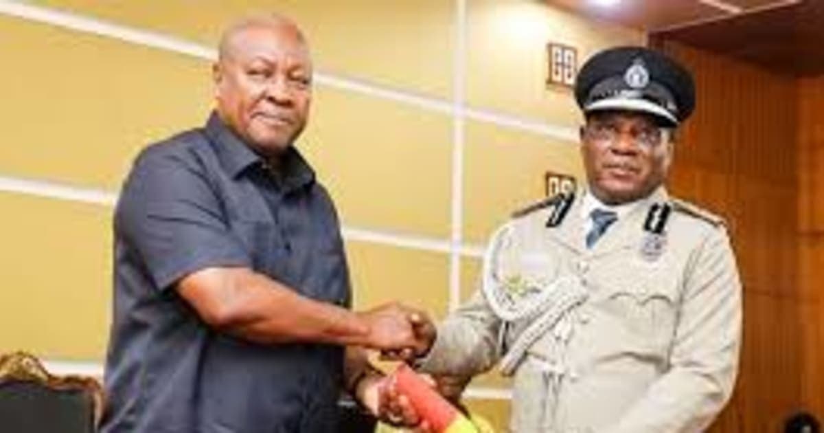 Mahama Breaks Promises: ...Give IGP two years contract contrary to his no contract extension rule