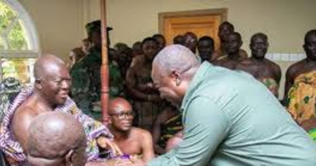 Tackle Rising Unemployment, It's a Threat to Ghana's Stability - Otumfuo Osei Tutu to Mahama