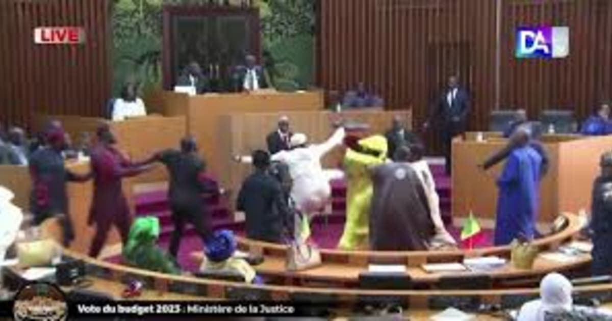 Chaos in Dakar: Senegalese MPs Trade Blows in Heated Budget Debate