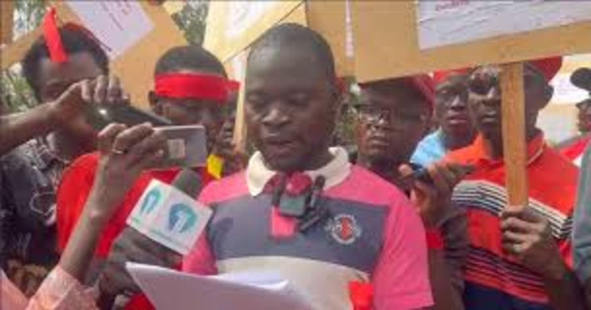 NDC Youth protest against Nanton DCE over alleged misconduct