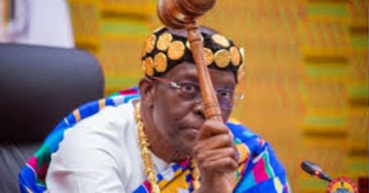 Bagbin Rejects Minority Motion to Probe Gold Reserves Sale at BoG