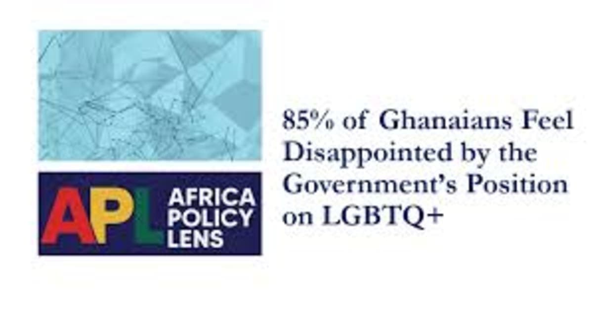 85% of Ghanaians Disappointed in Gov't Over LGBTQ+ Position - APL Survey