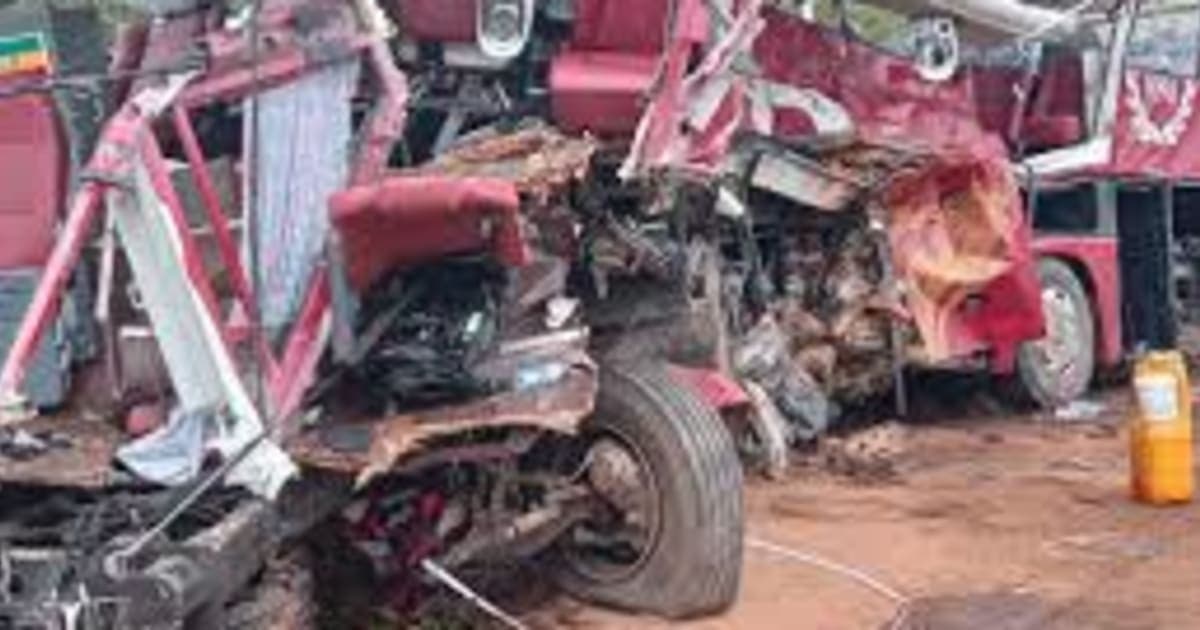 10 Dead in Accra-Kumasi Highway Crash Involving Bus and Diesel Tanker