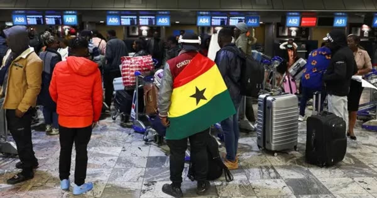 Ghanaians traveling