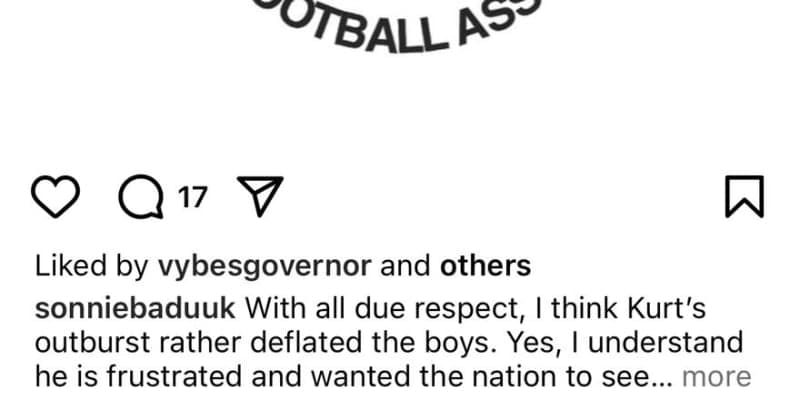 Sonnie Badu's Instagram post
