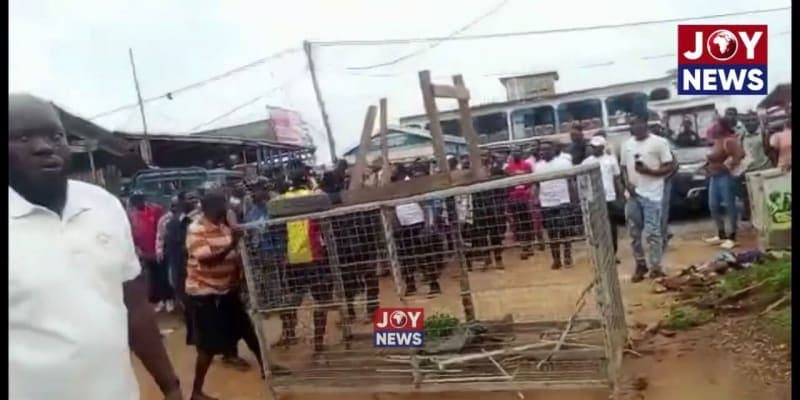 Abirem NDC executives blocks Armah Kofi Buah